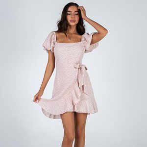 Princess Polly Annie Pink Floral Mini Dress